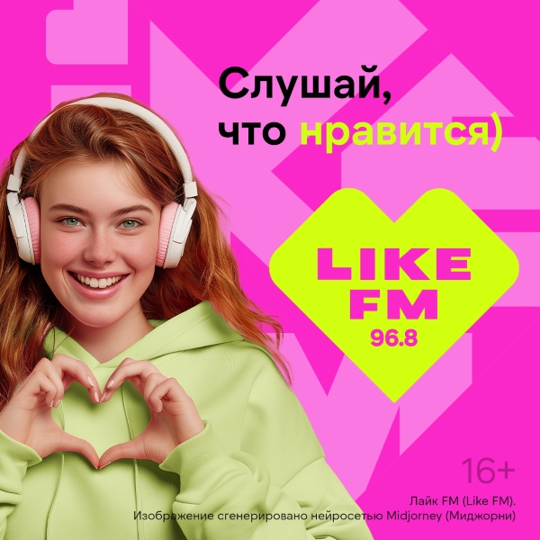 Слушает Вологда! Старт Like FM на 96.8 FM